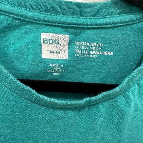 BDG Teal Crewneck Short Sleeve T-Shirt - Picture 3 of 6